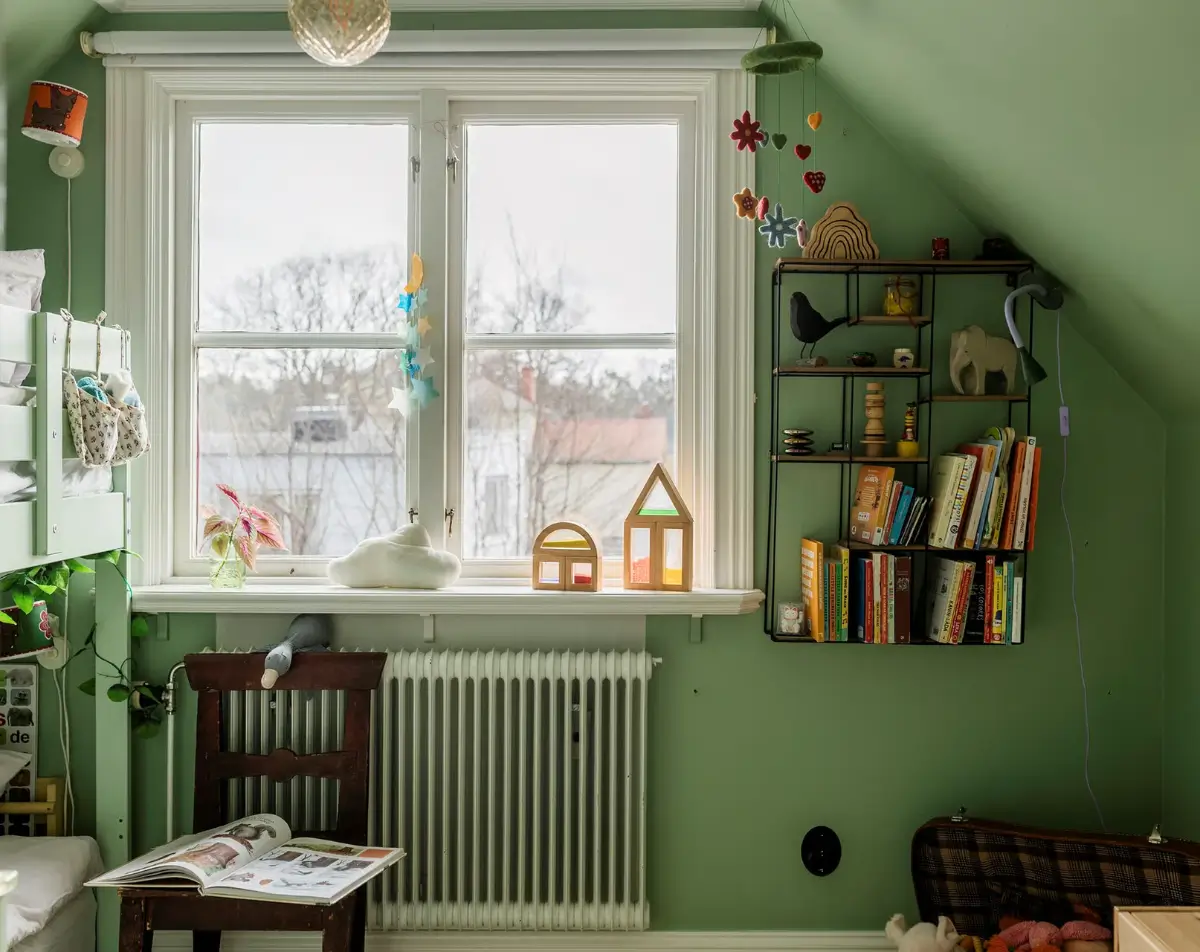 A Characteristic Swedish Family Home with a Tower Room 28 charming-swedish-family-home-tower-room-nordroom