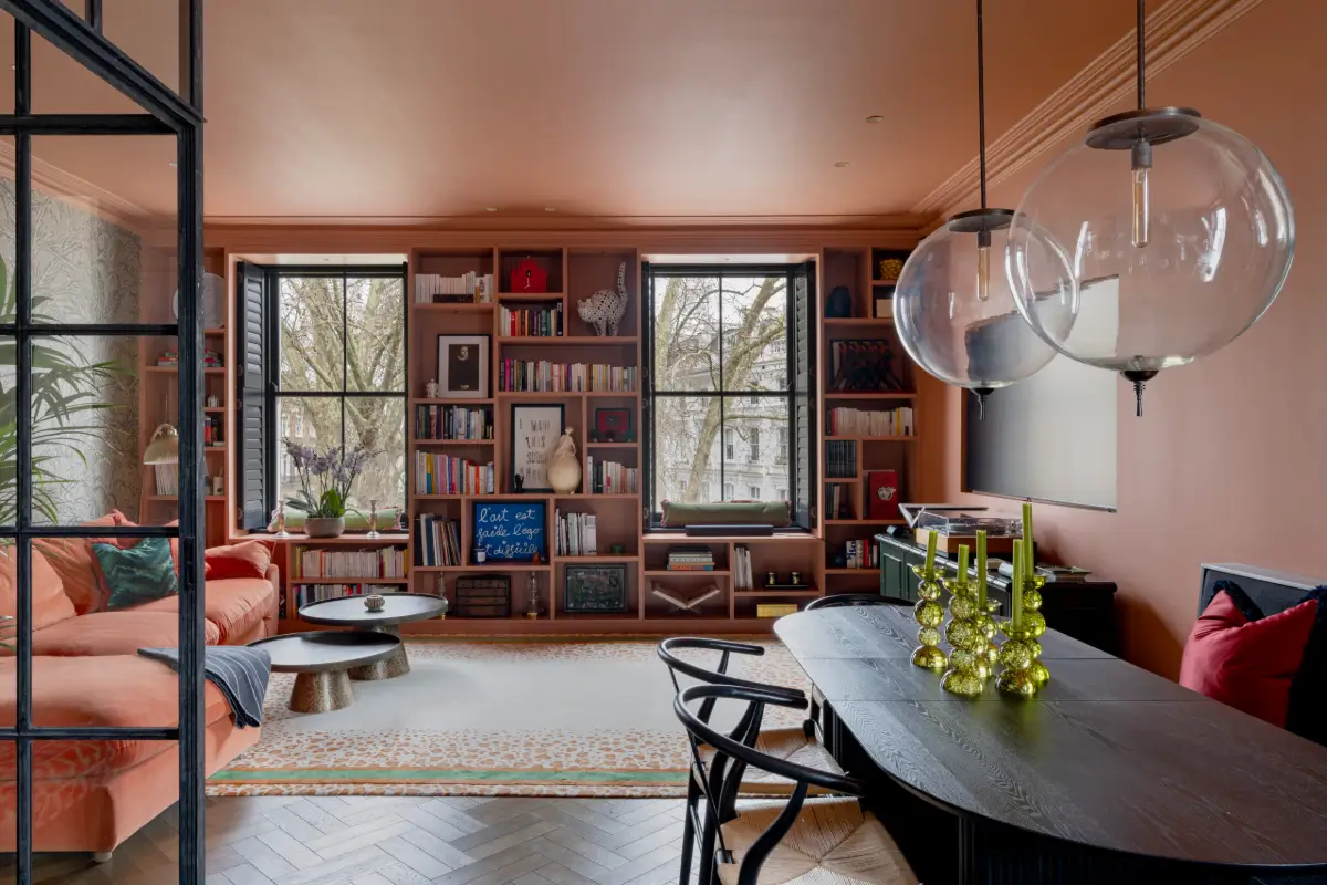 Moroccan-Inspired Designs in a Warm London Apartment 1 terracotta-hues-moroccan-influences-london-triplex