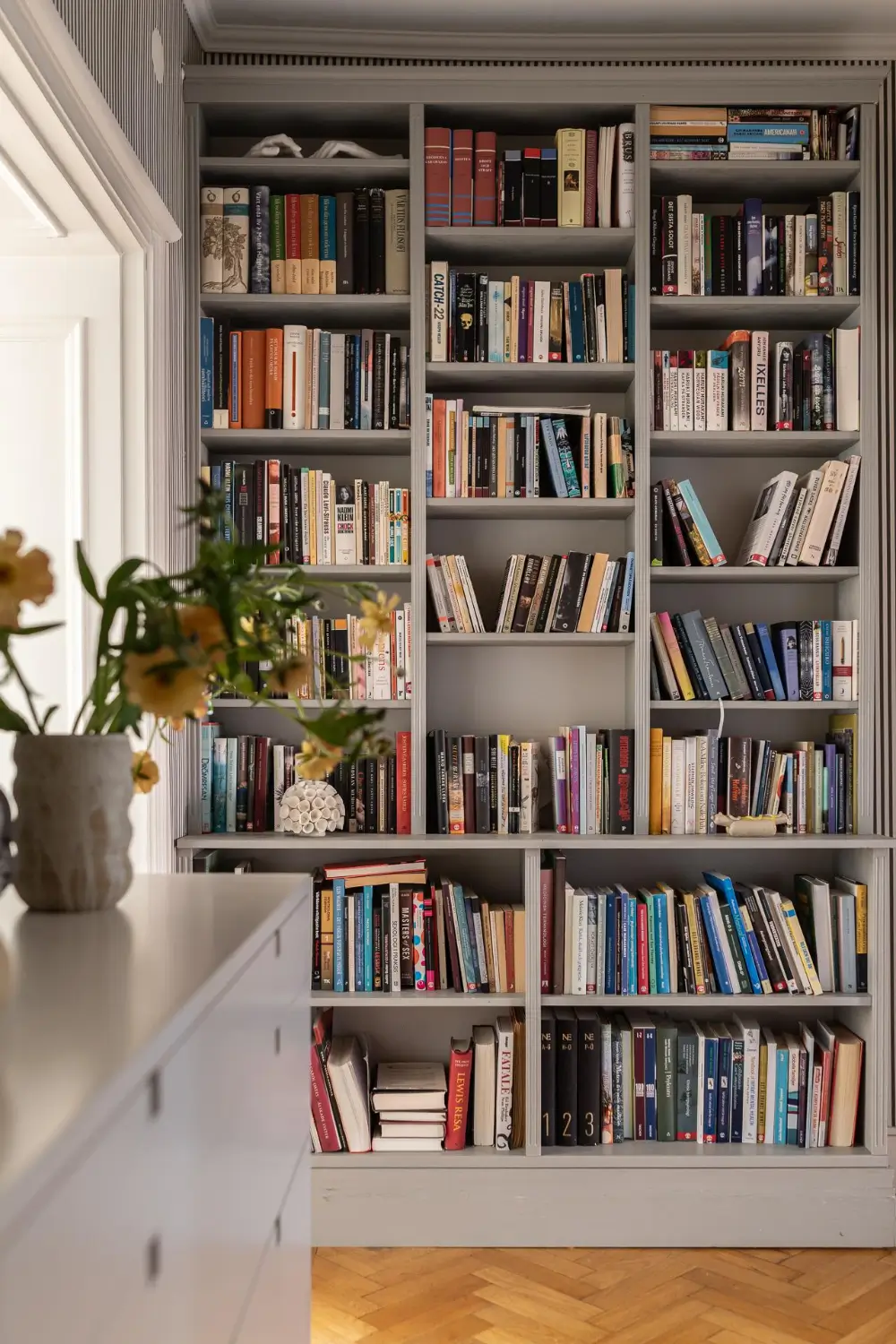 Striped Wallpaper and 1930s Character in a Swedish Apartment 18 cozy-ground-floor-apartment-striped-wallpaper-nordroom