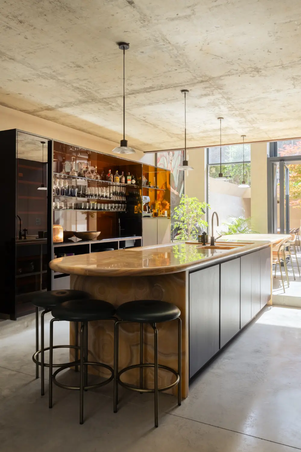 Grand Spaces Featuring Lush Velvet in a Reimagined Victorian Townhouse 11 islington-victorian-townhouse-modern-double-height-extension-nordroom