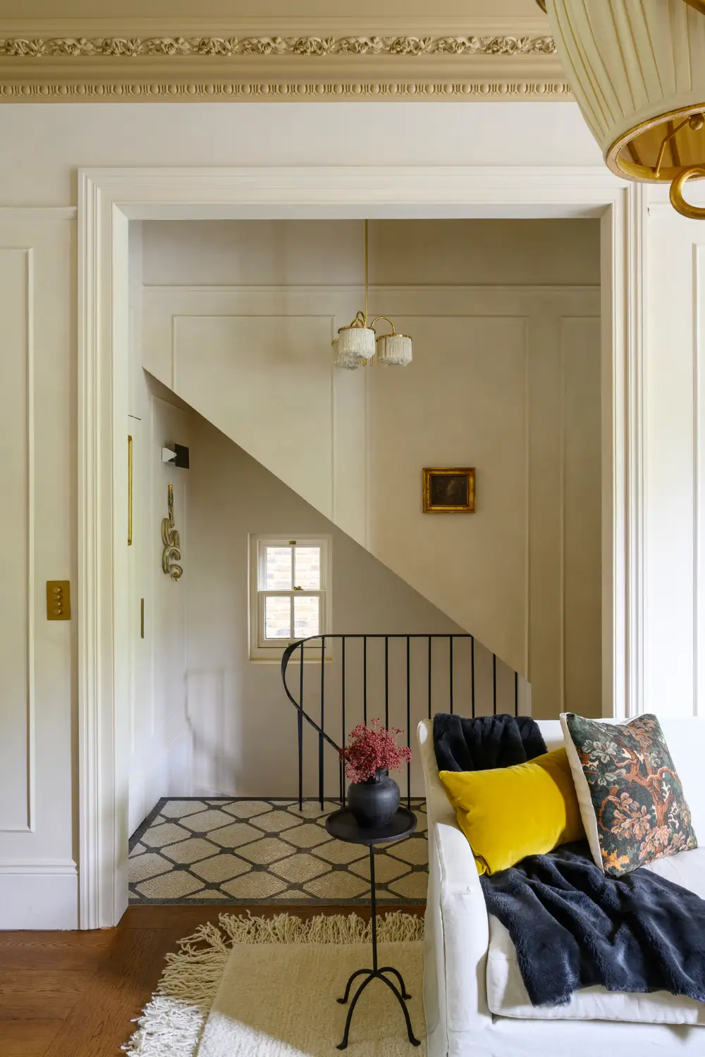 A Bedroom Connected to Nature in a Luxurious Notting Hill Duplex Garden Apartment 3 luxurious-notting-hill-duplex-apartment-garden