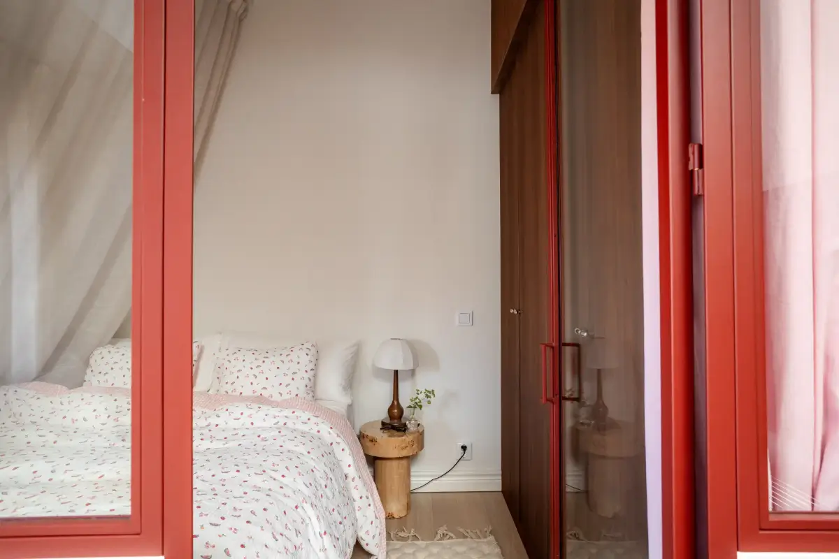 Red Color Pops in a Unique Designer Attic Apartment in Sweden 24 red-accents-designer-kitchen-attic-apartment-sweden-nordroom