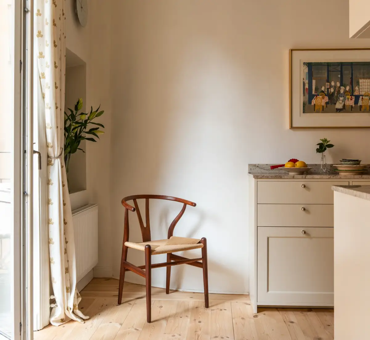 Period Features and Scandinavian Design Furniture in a Serene Stockholm Apartment 23 red-beige-green-tones-19th-century-apartment-stockholm-nordroom
