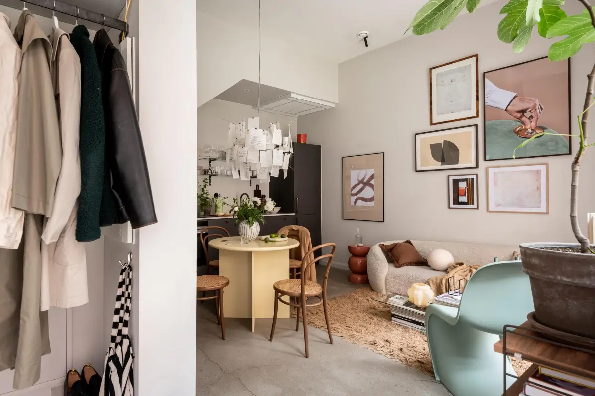 An Industrial Building in a Charming Courtyard is Turned into a Small Townhouse 5 small-loft-19th-century-indstrial-building-gothenburg-nordroom