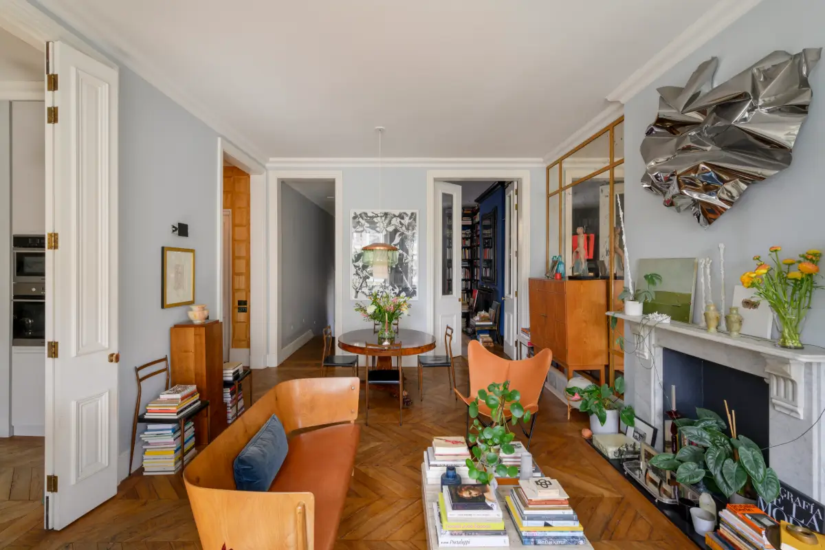 Inside a Thoughtfully Redesigned Two-Bedroom Victorian Apartment in South Kensington 2 unique-two-bedroom-south-kensington-apartment-nordroom