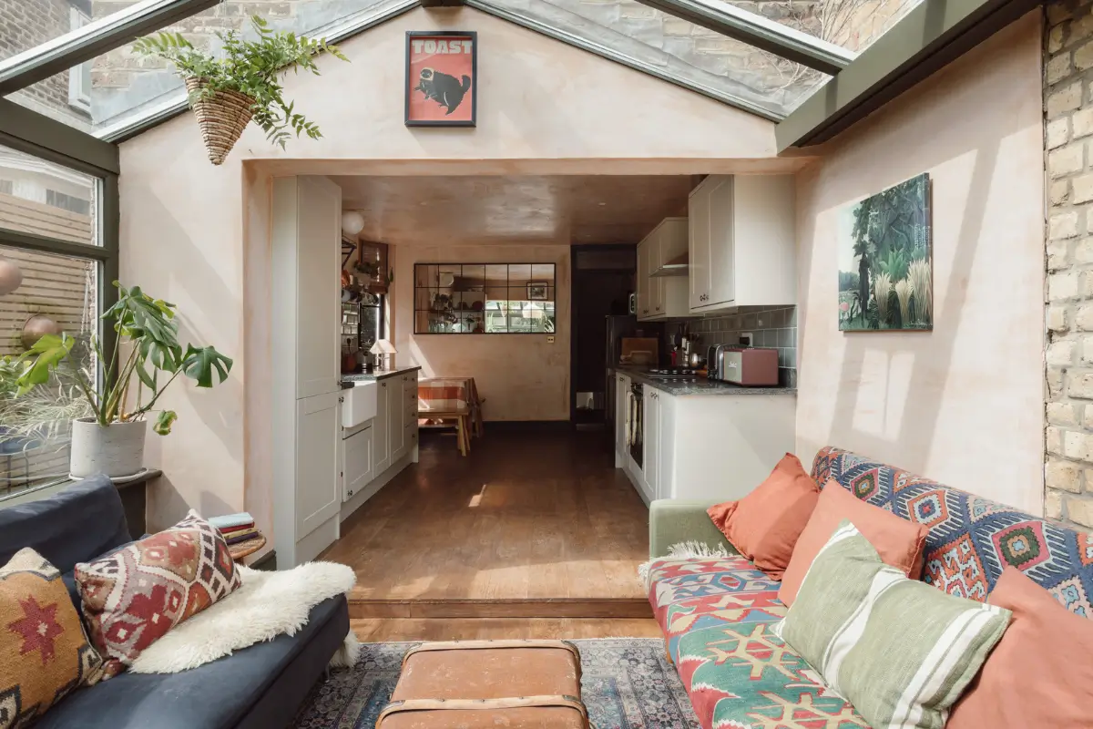 A Natural Palette and a Conservatory Extension Connect the Interiors with the Outdoors 4 victorian-garden-apartment-london-nordroom