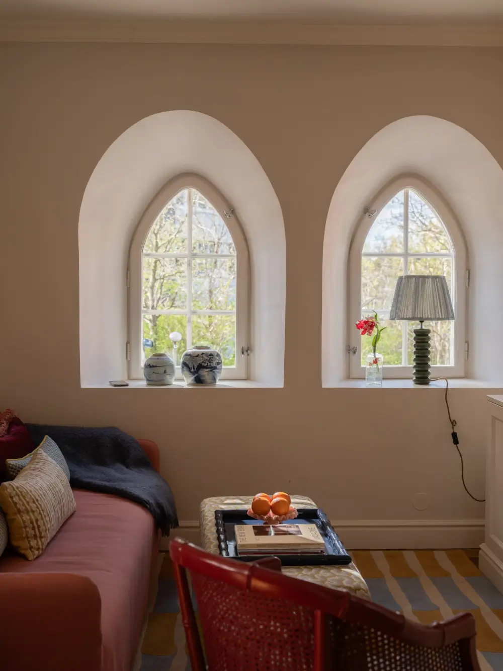 English Cottage-Style Interiors in a Converted Stockholm Water Tower 7 colorful-english-cottage-style-interiors-converted-water-tower-sweden-nordroom