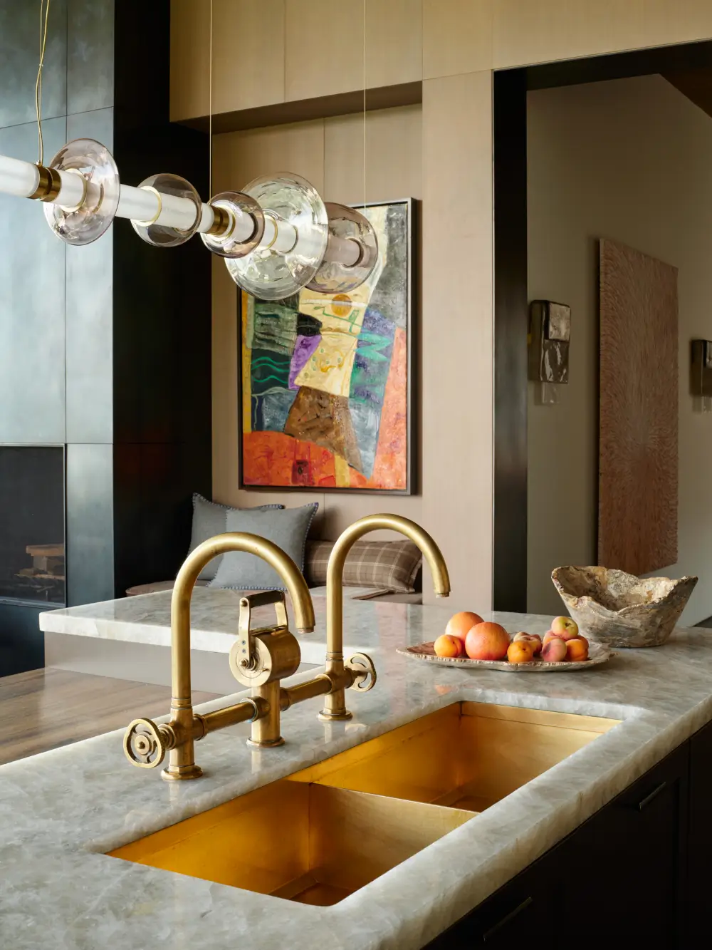 A Mountain Sanctuary Above the Tetons with a Luxurious Officine Gullo Kitchen 14 officine-gullo-wrj-design-wyoming-villa-nordroom