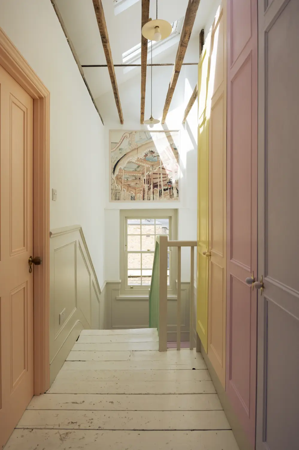 A Pastel-Colored Family Home Brings Playful Design to Kentish Town 36 pastel-colored-interiors-family-home-victorian-house-kentish-town-london-nordroom