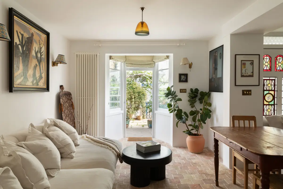 A Victorian Cottage on a Quiet Lane Surrounded by Flowers in South-East London 2 reimagined-victorian-cottage-communal-garden-south-east-london-nordroom