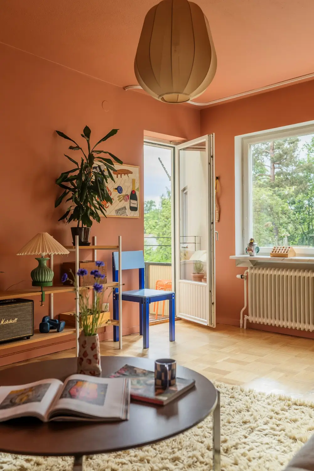 A Warm Nature-Inspired Color Palette in a 1950s Stockholm Apartment 4 warm-nature-inspired-color-palette-1950s-apartment-stockholm-nordroom
